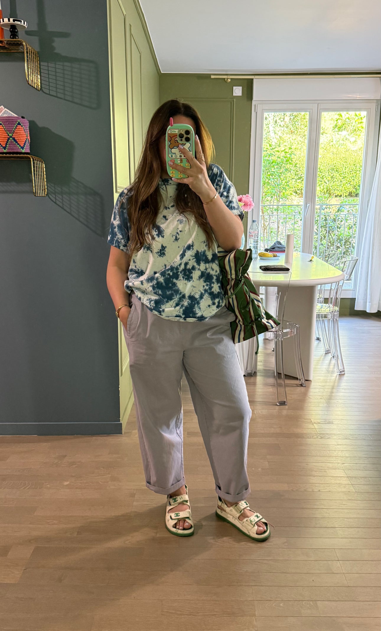 Tshirt TIE&DYE Bleu