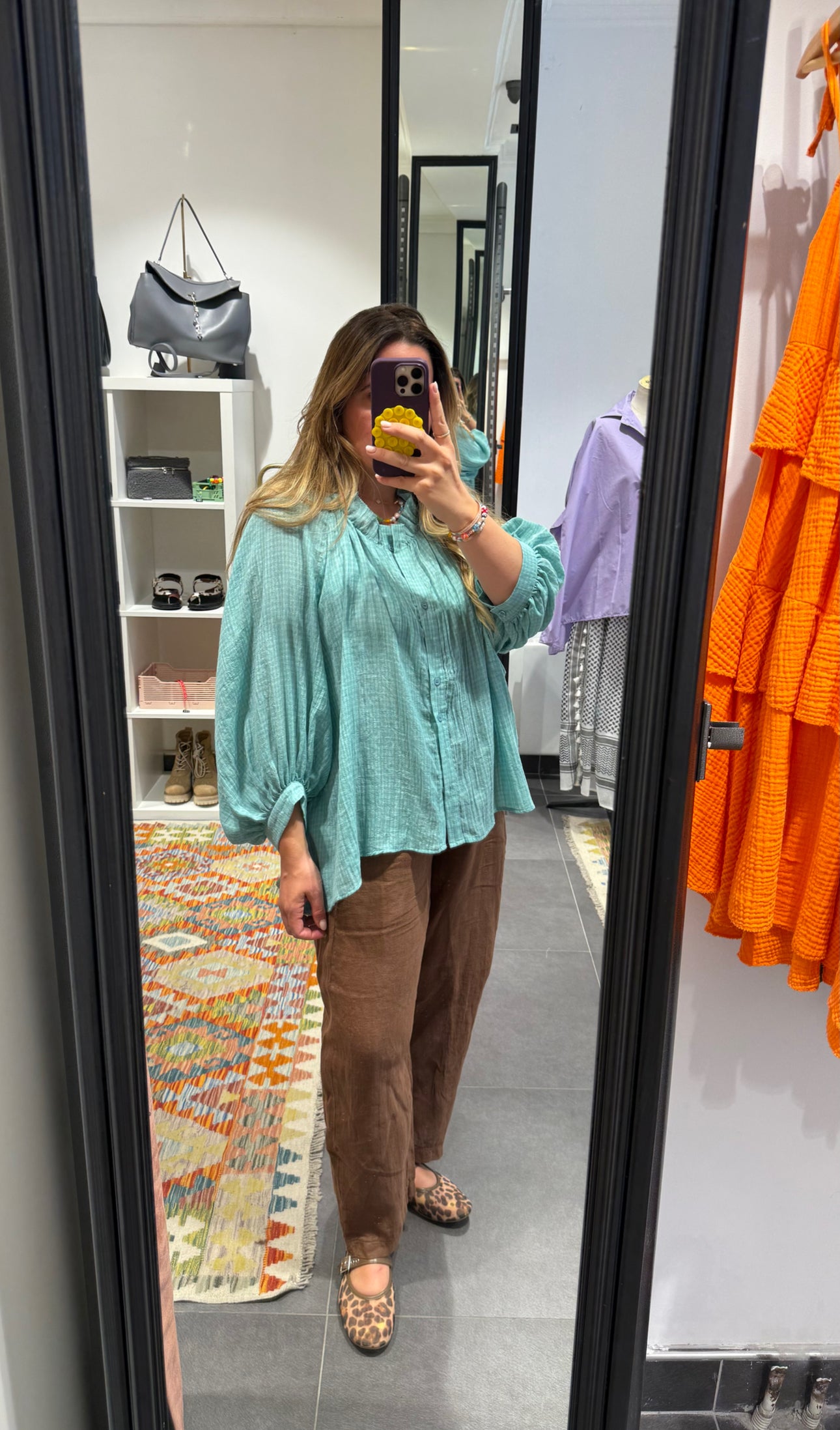 Pantalon JIP LIN Marron
