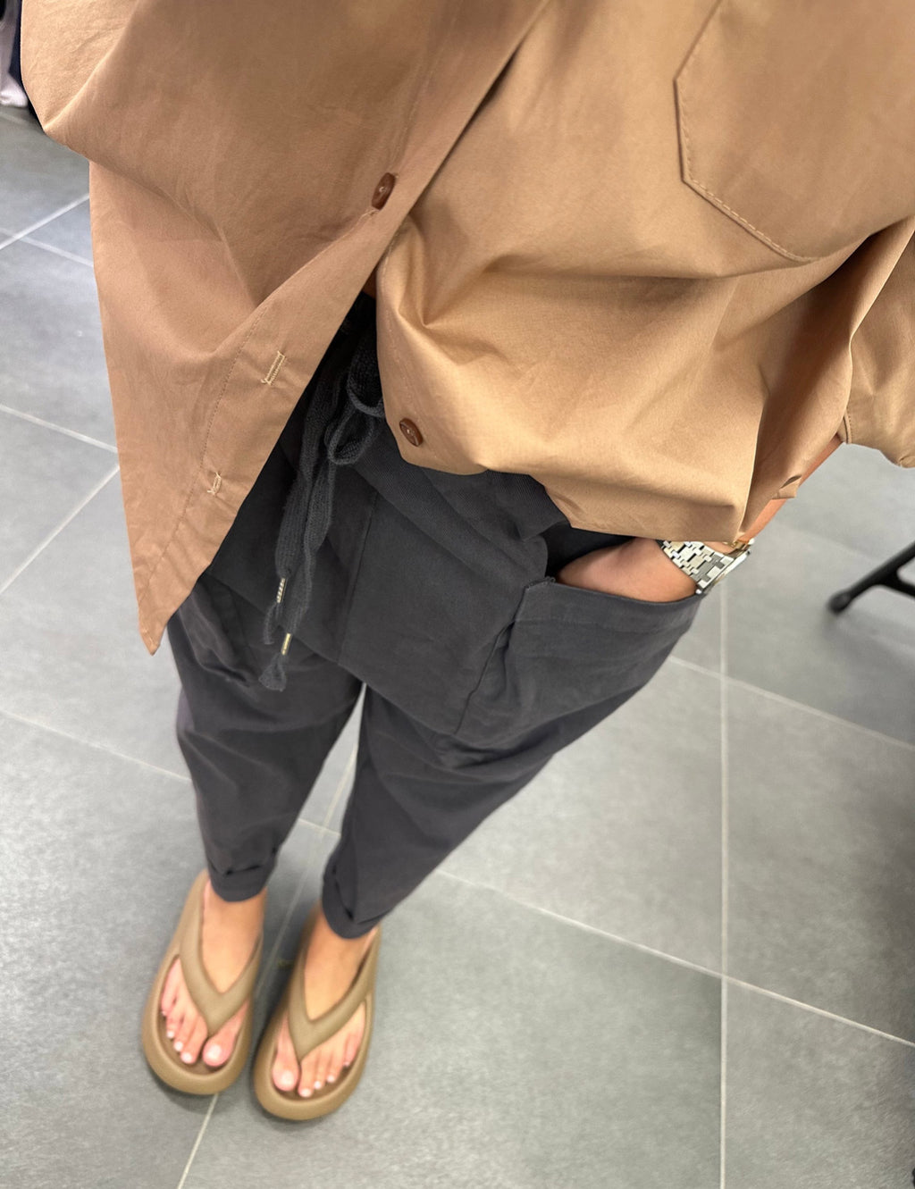 Pantalon CARGO Gris