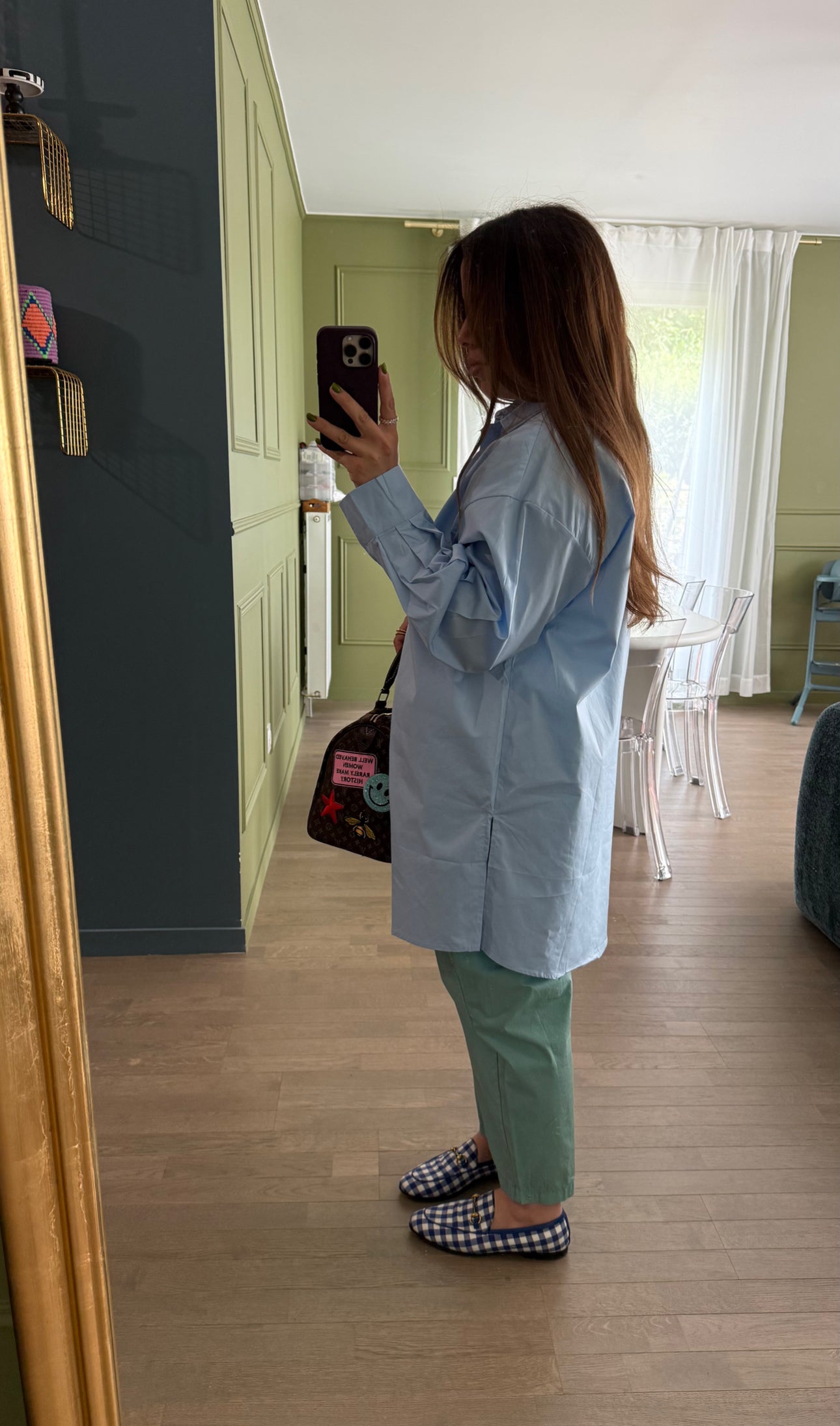 Pantalon JIP SUMMER Bleu canard