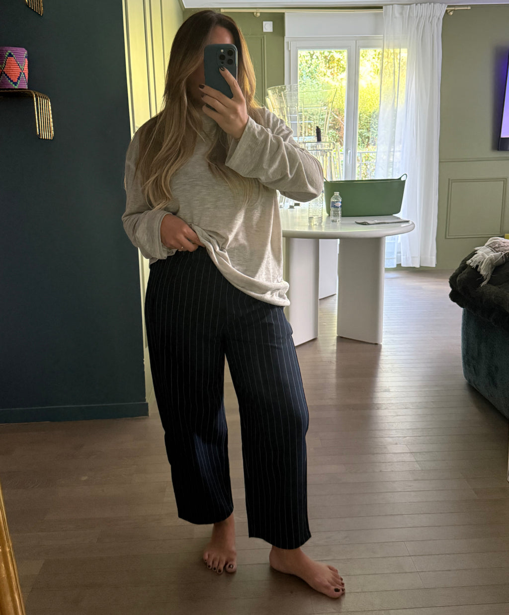 Pantalon JIP RAYE Bleu marine