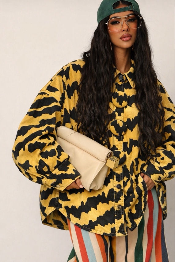 Surchemise PLUME Jaune