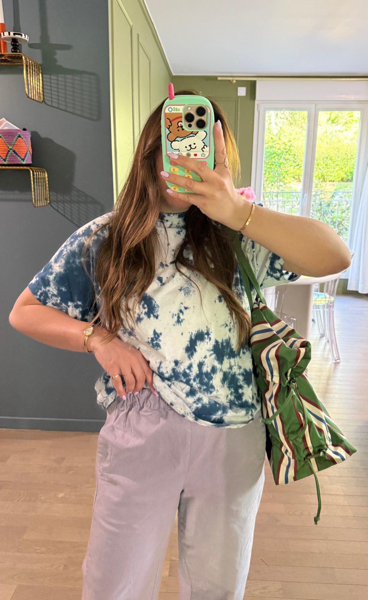 Tshirt TIE&DYE Bleu