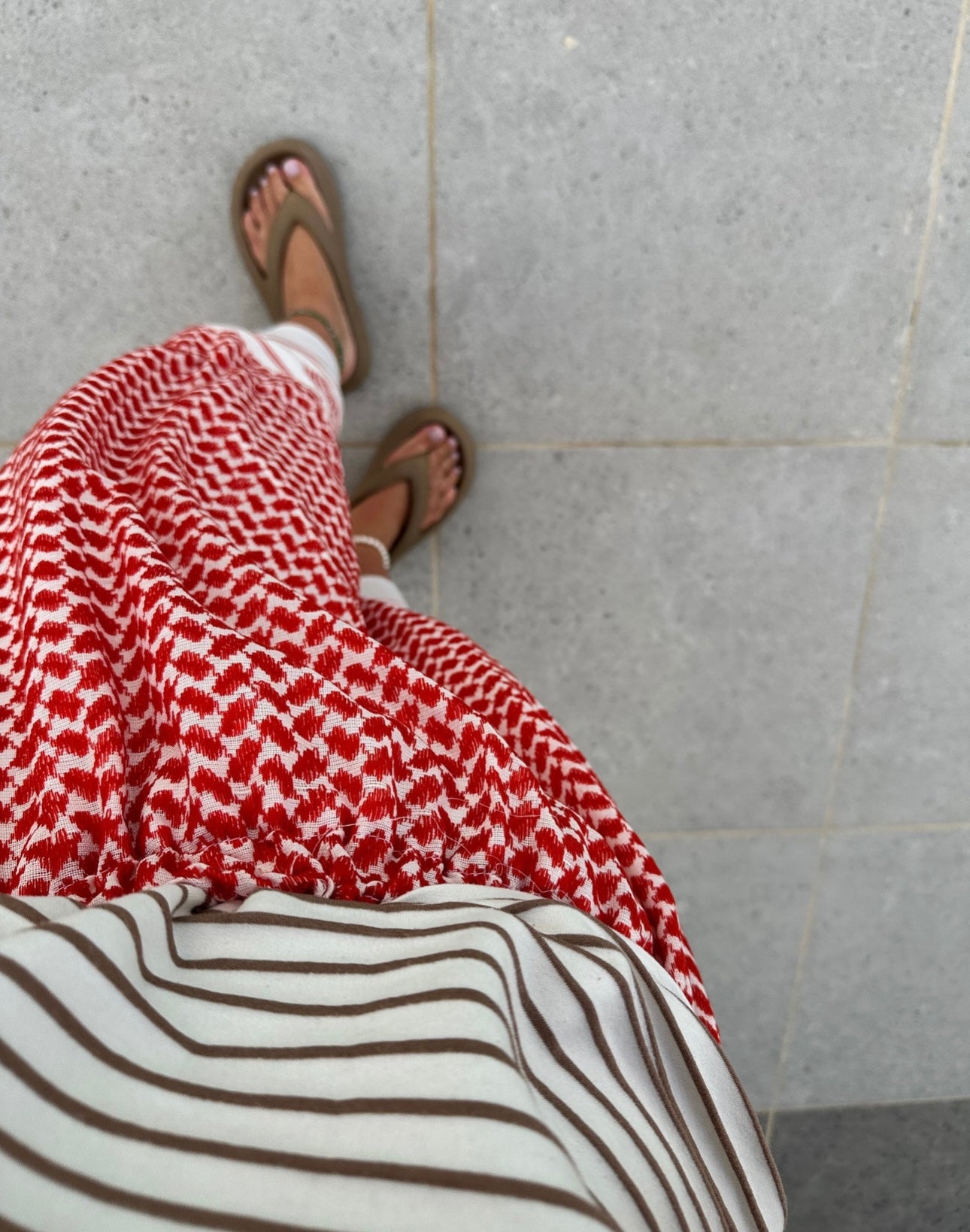 Jupe Longue KEFFIEH Rouge