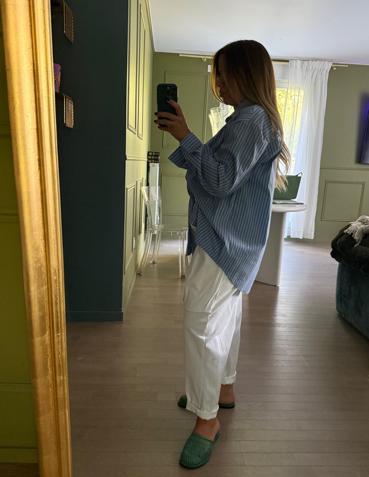 Chemise CLAM Bleu