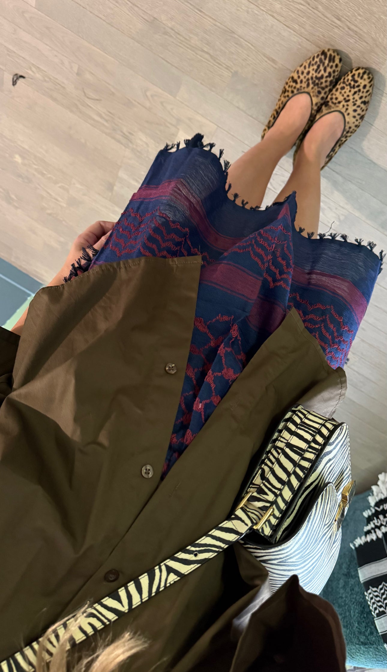 Jupe KEFFIEH Limited Edition Bleu