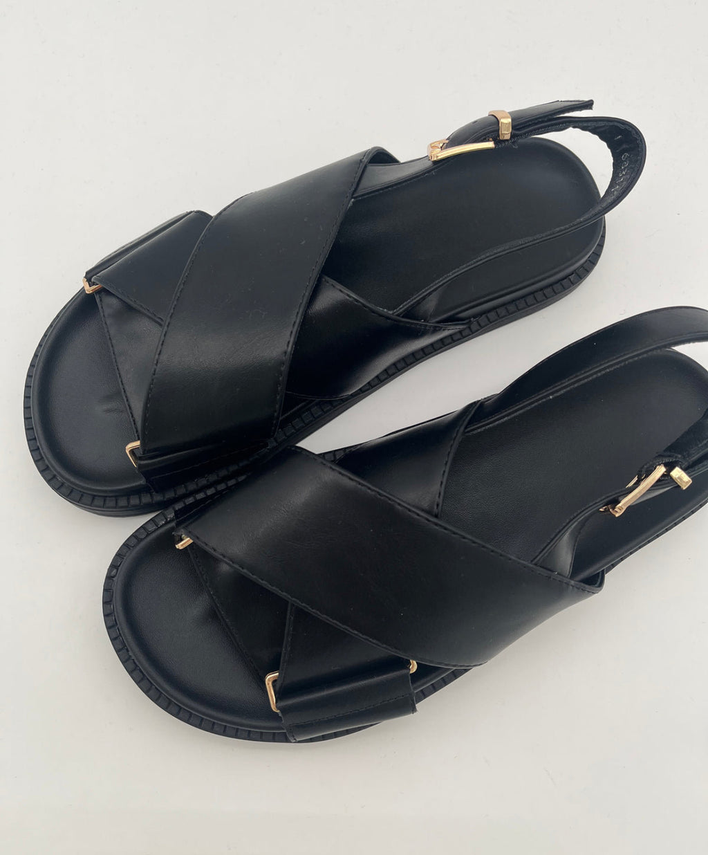 Sandales GOMME Noir