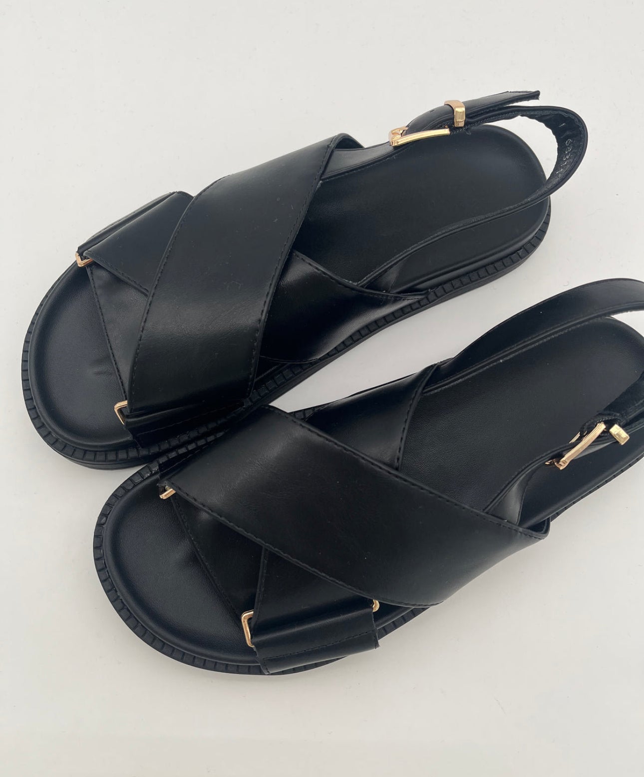 Sandales GOMME Noir