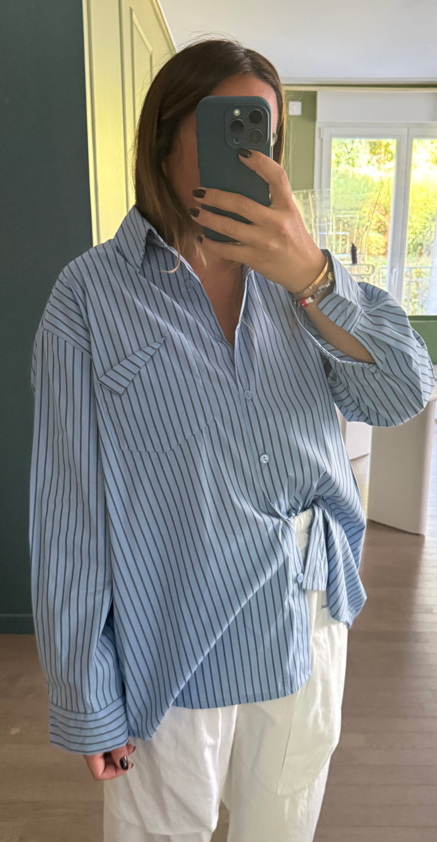 Chemise CLAM Bleu