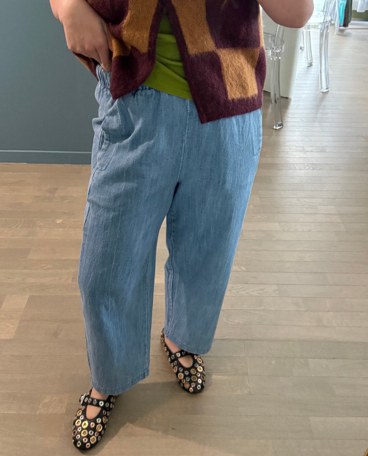 Pantalon MARGOT Bleu Ciel