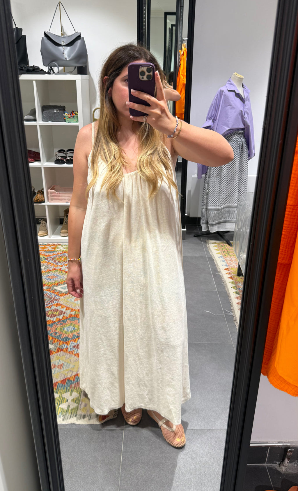 Robe EPONGE LONGUE Crème