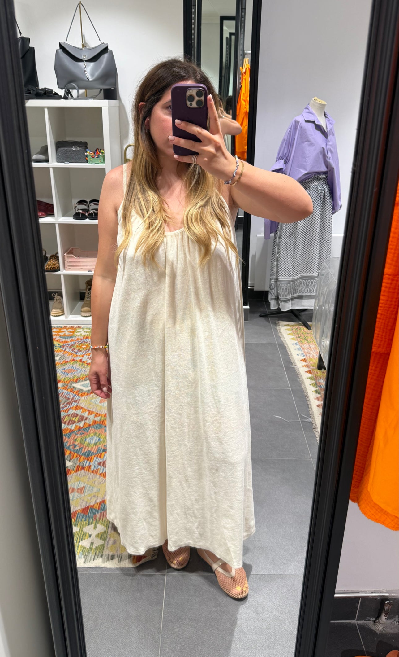 Robe EPONGE LONGUE Crème