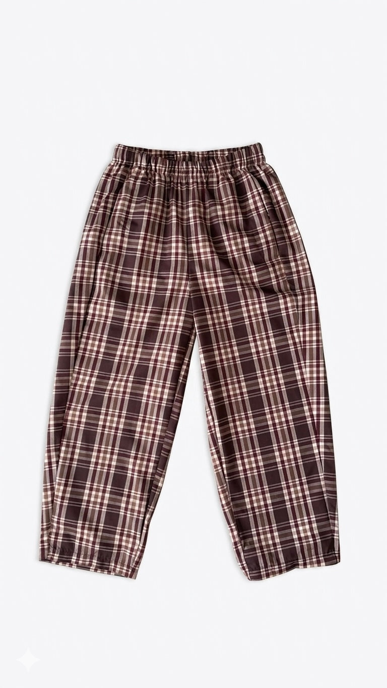 Pantalons JIP à carreaux