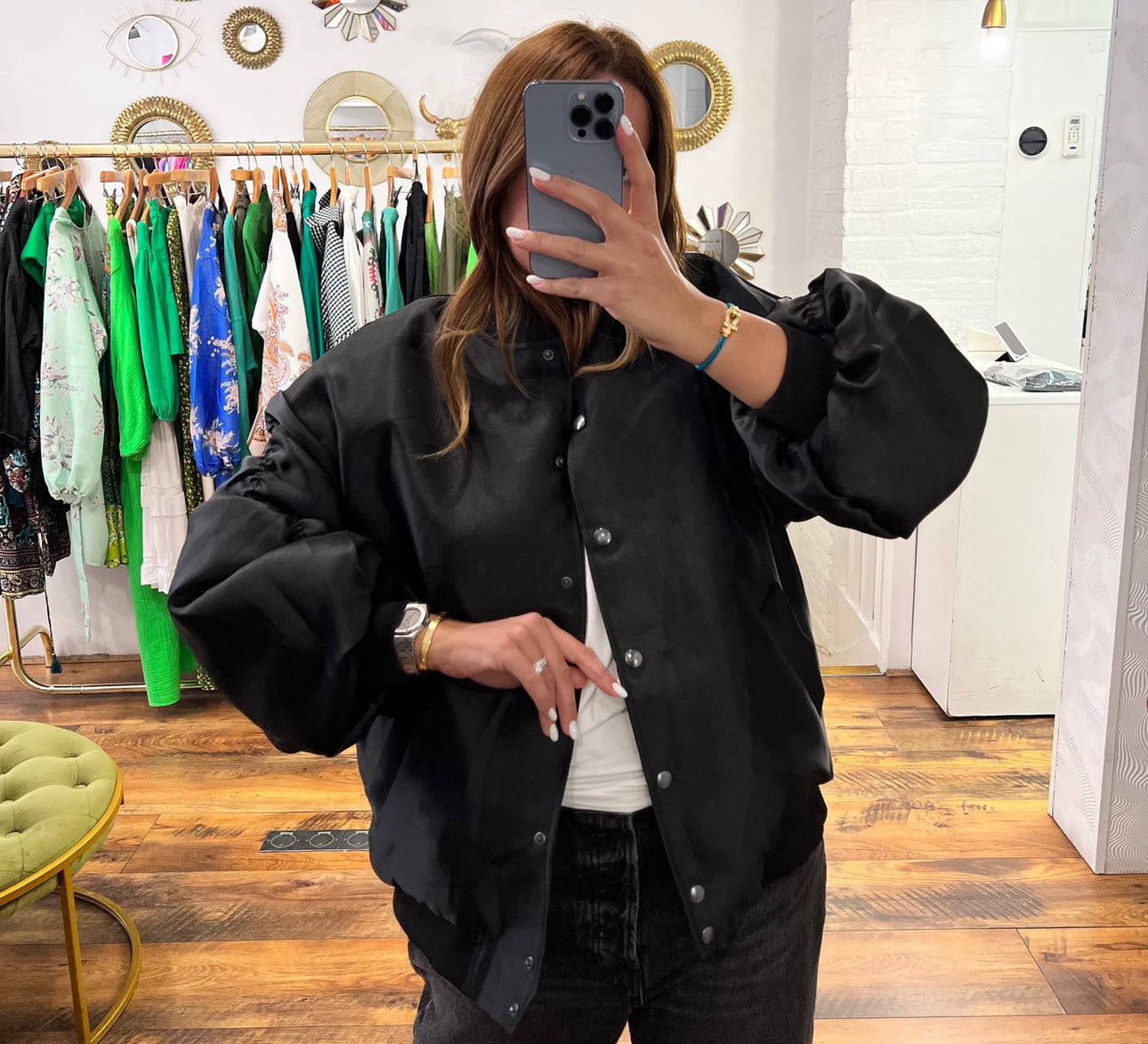Bomber FRANKIE Noir
