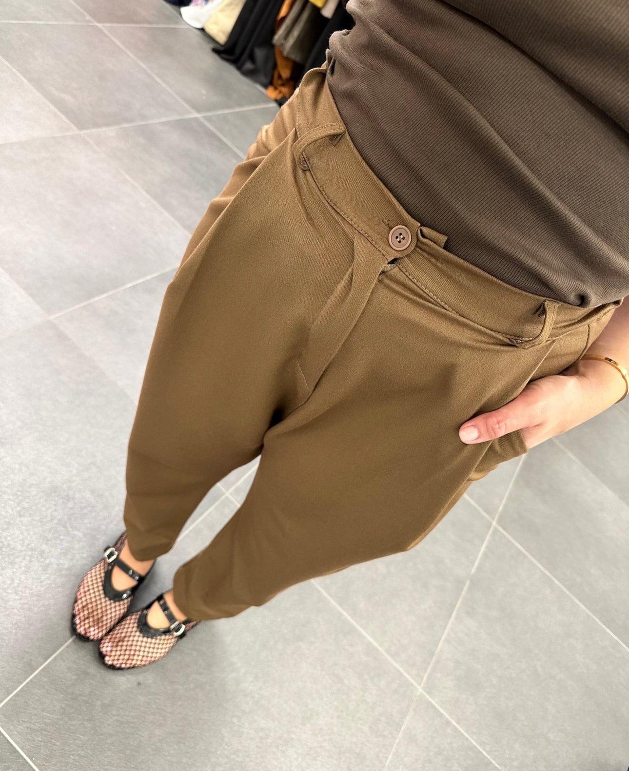 Pantalon SAROUEL Camel