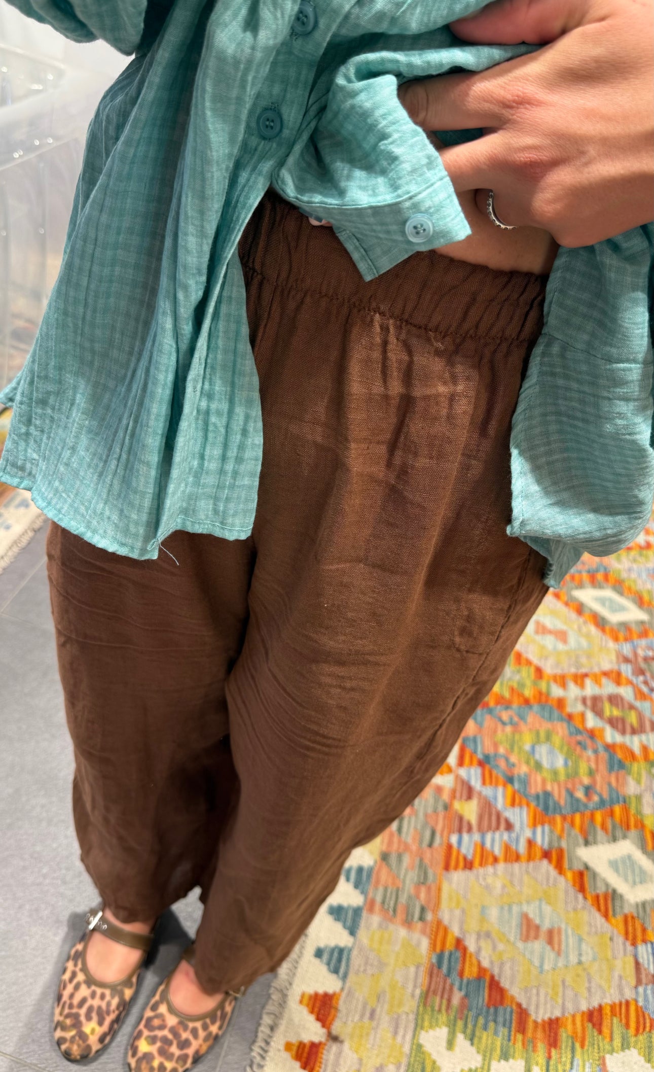 Pantalon JIP LIN Marron