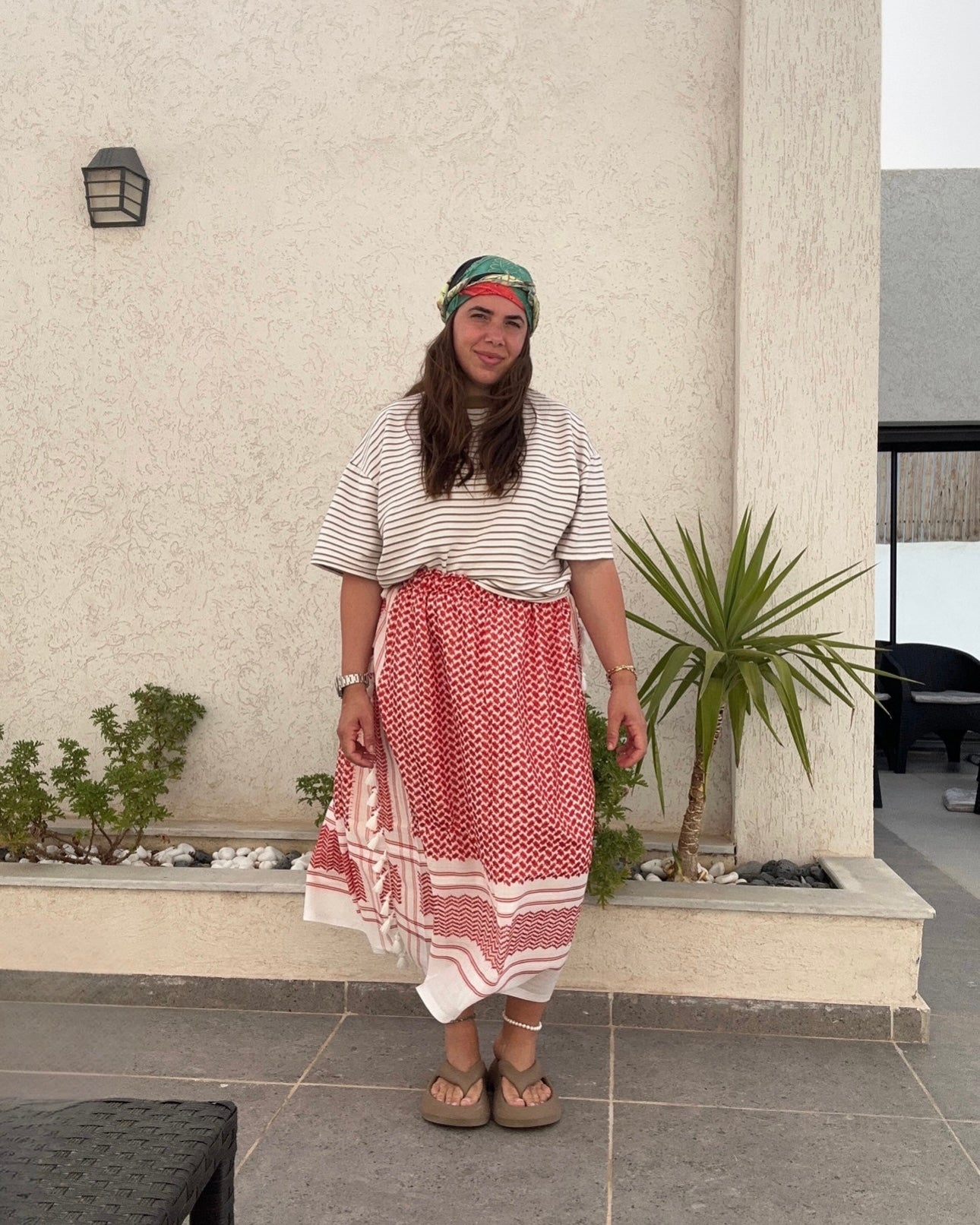 Jupe Longue KEFFIEH Rouge