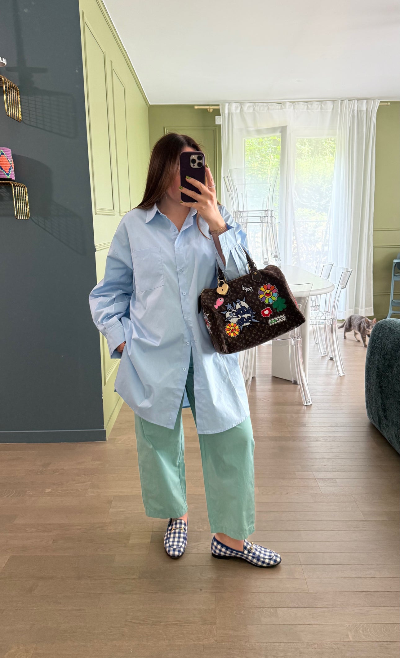 Pantalon JIP SUMMER Bleu canard