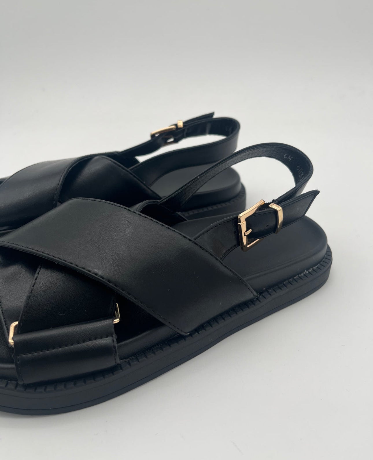 Sandales GOMME Noir