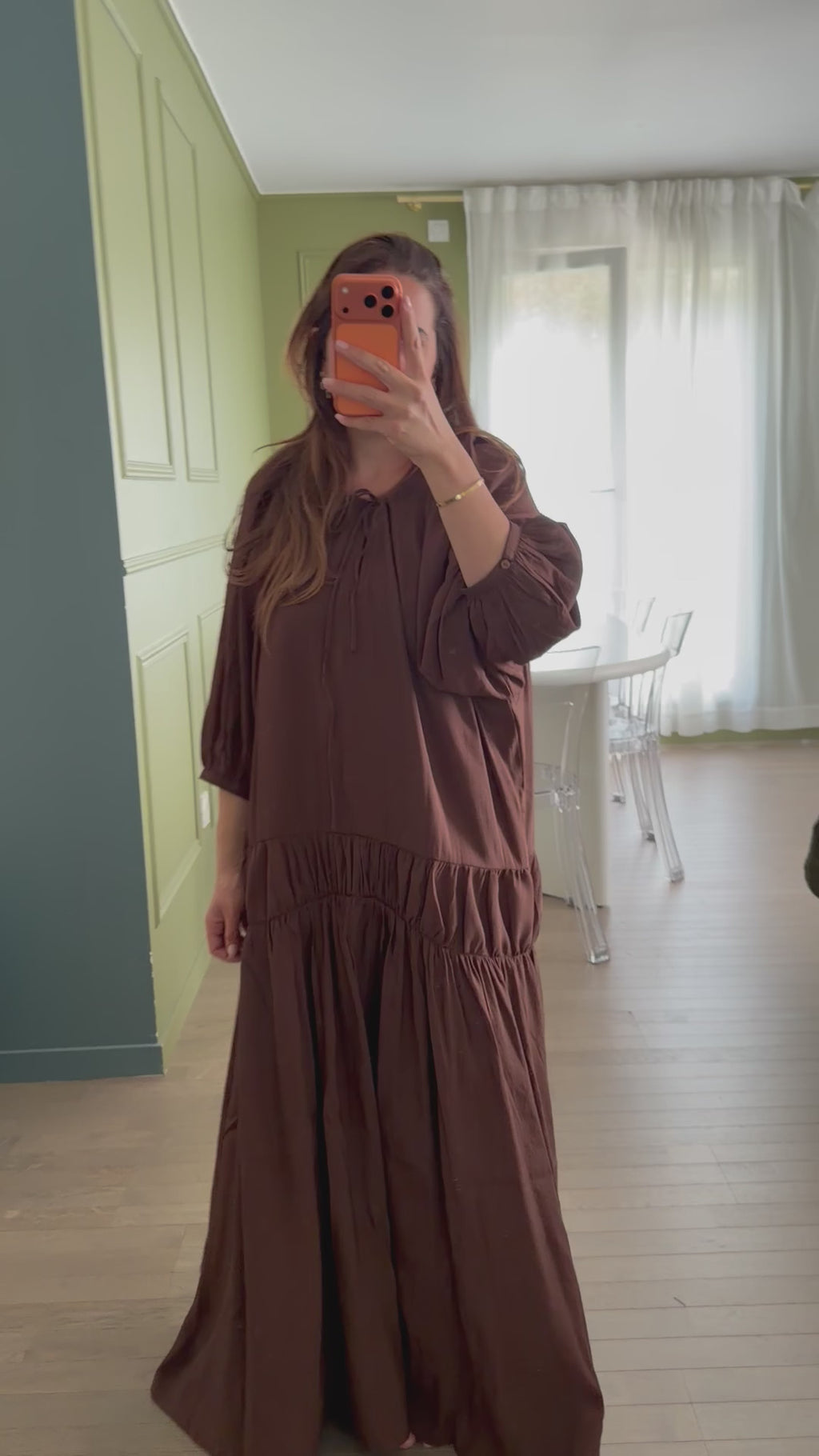 Robe longue fluide