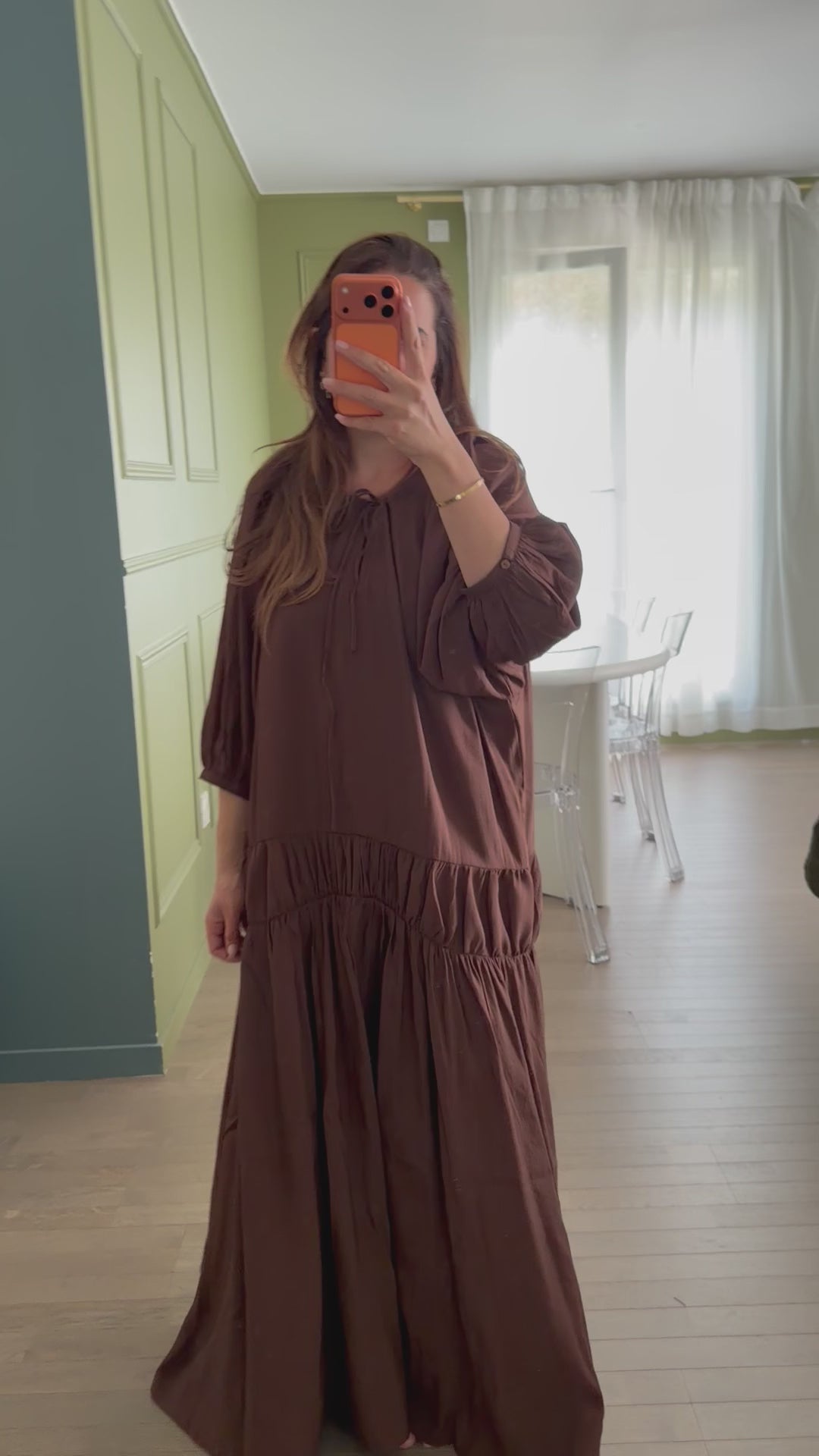 Robe longue fluide
