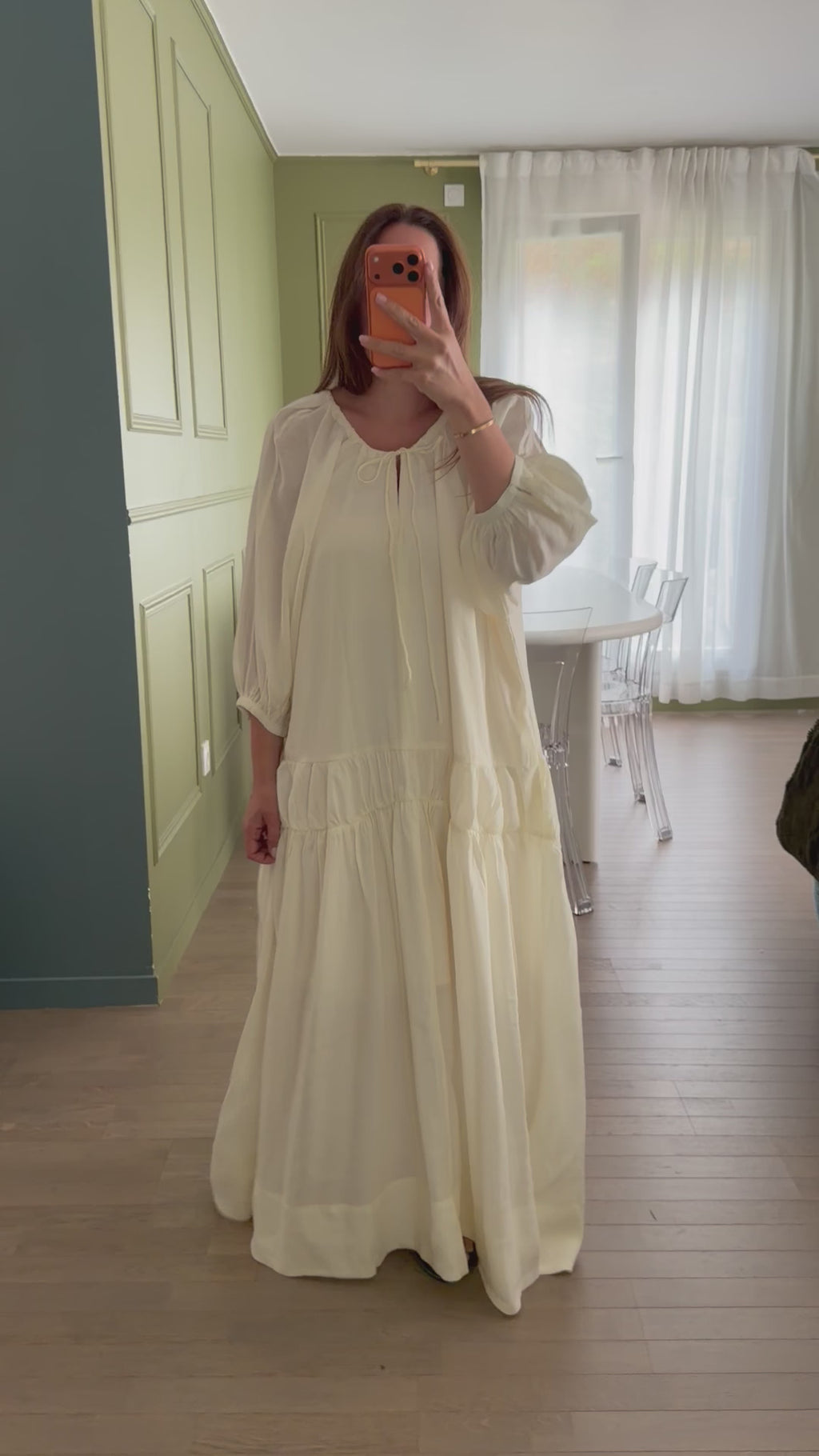 Robe longue fluide
