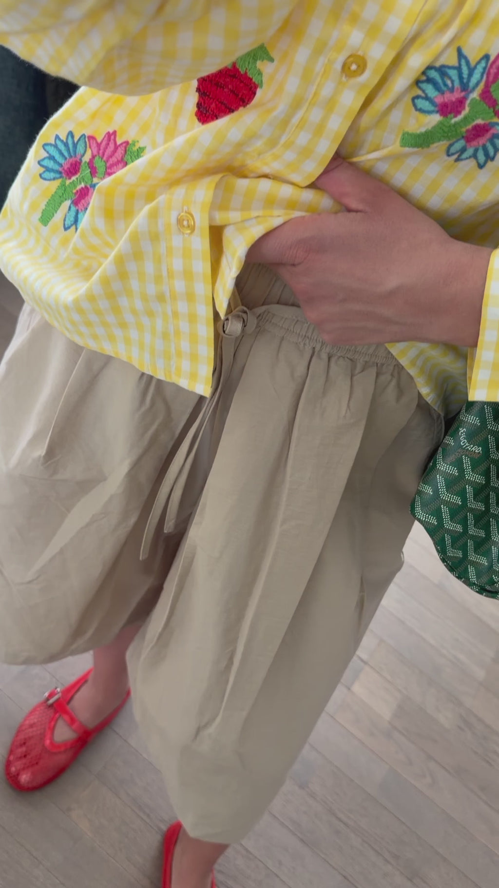 Bermudas à pinces