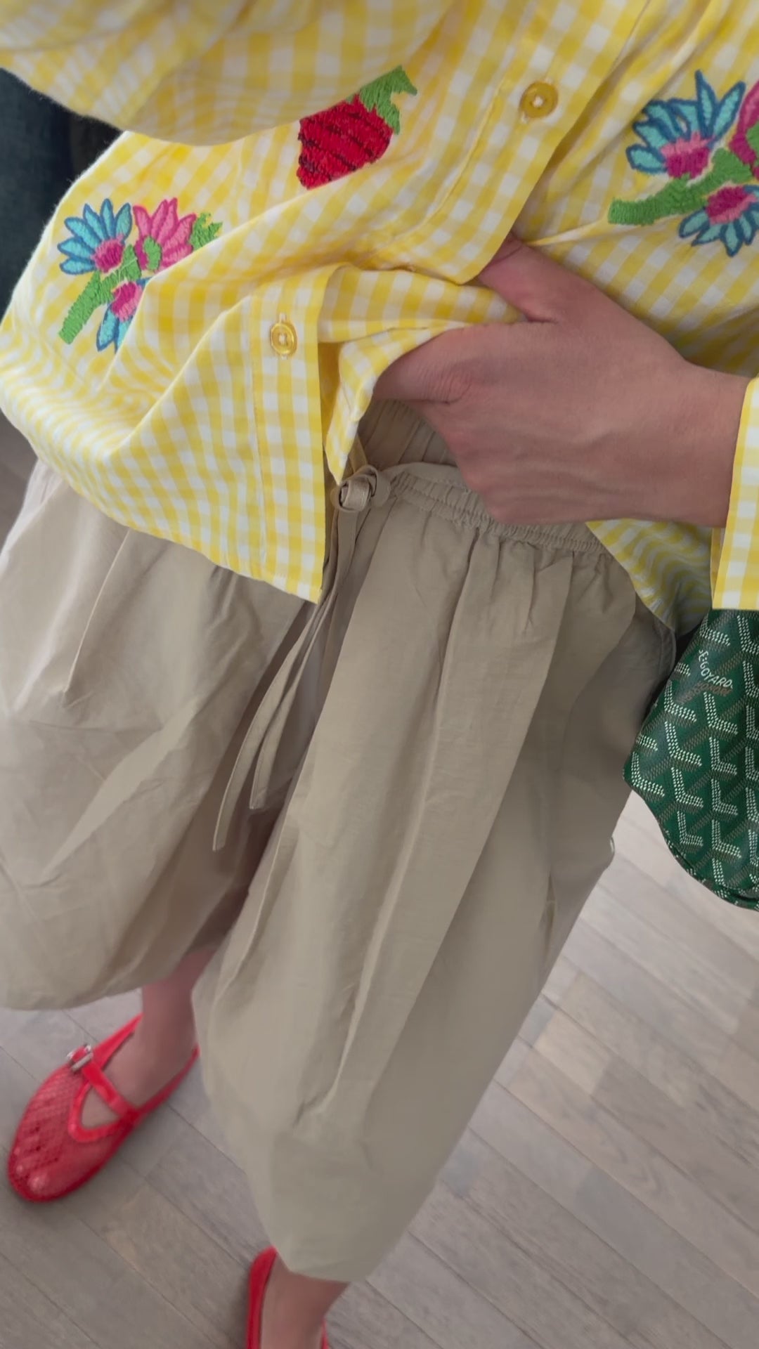 Bermudas à pinces
