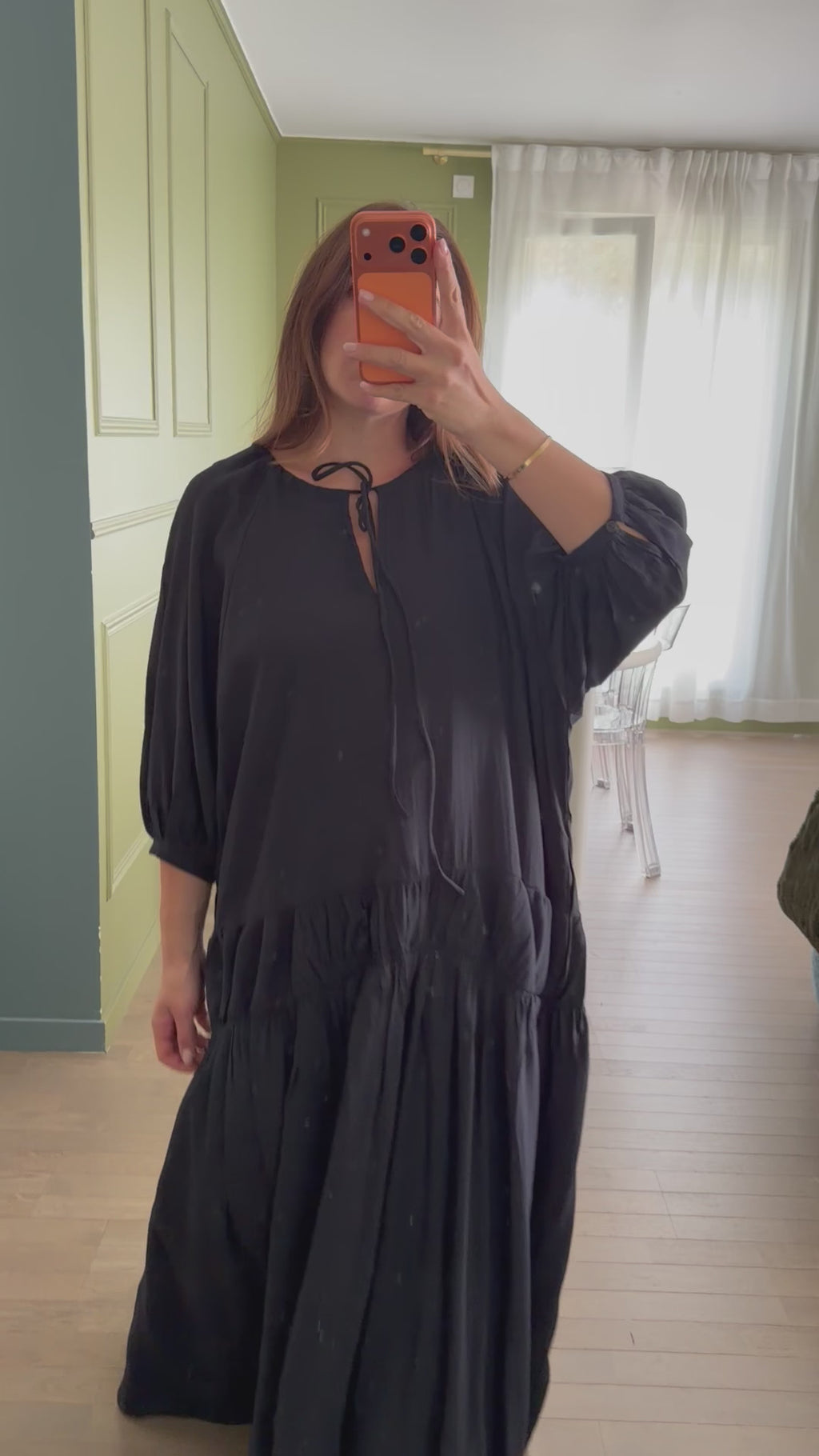 Robe longue fluide