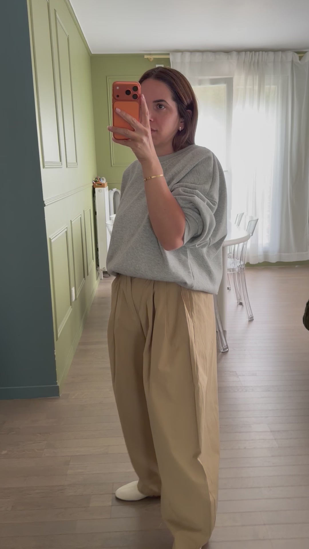 Pantalon à pinces barel