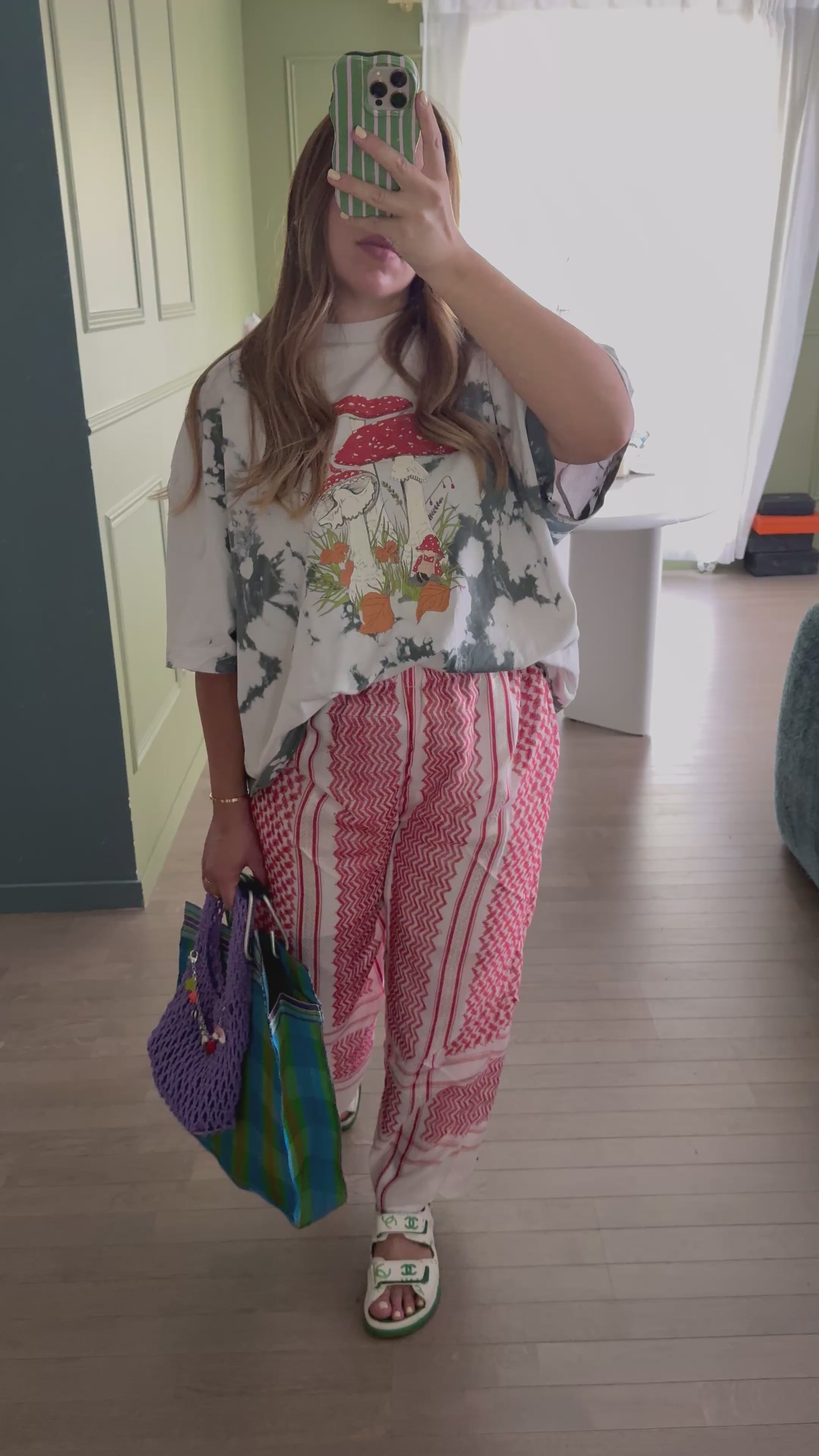 Limited Édition PANTALON KEFFIEH Rouge