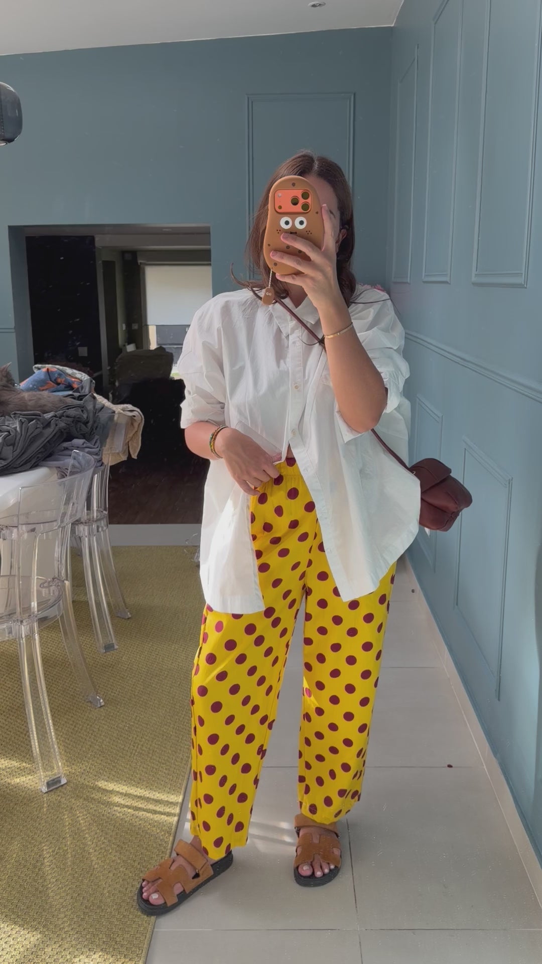 Pantalons JIP à pois